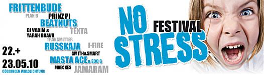 musiclounge-bw INDEPENDENT MUSIC MAGAZINE presents "no stress festival"