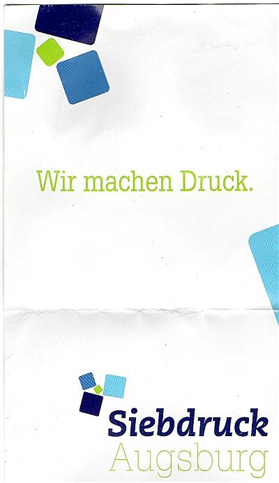 siebdruck augsburg Frontside