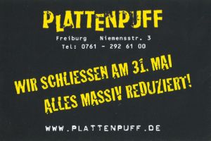plattenpuff freiburg Frontside