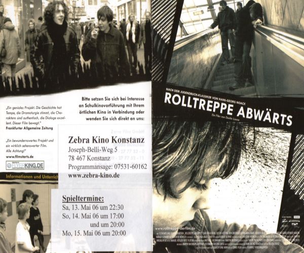 rolltreppe abwrts Frontside