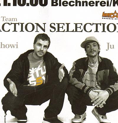action selection Frontside