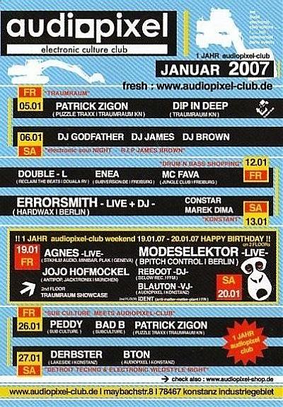 audiopixel januar 2007 Frontside