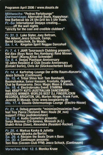 douala april 2006 Frontside