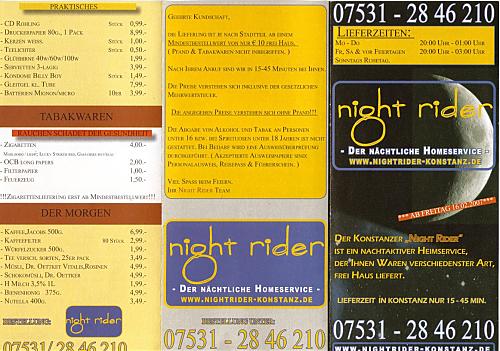 night rider Frontside