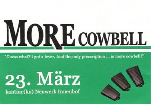 more cowbell Frontside