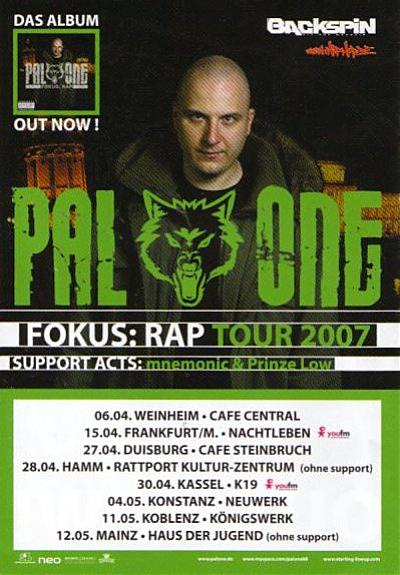 pal one - fokus:rap tour 2007 Frontside