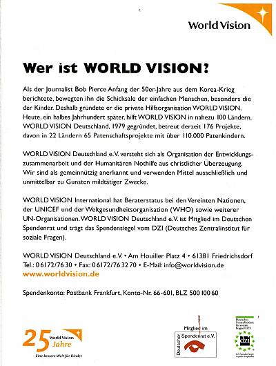 world vision Backside