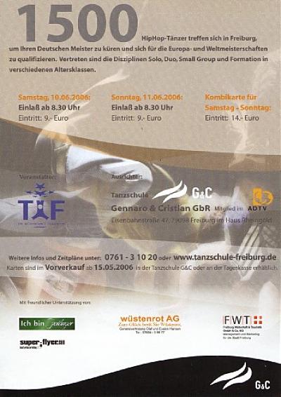 deutsche hiphop meisterschaften 2006 Backside