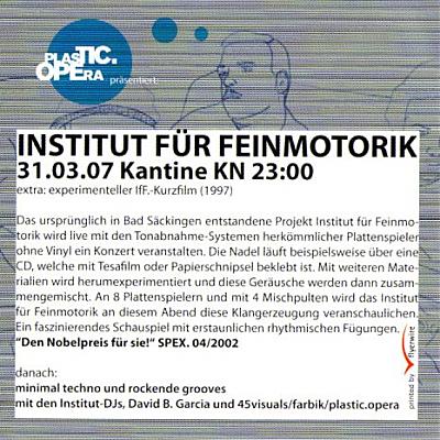 institut fr feinmotorik Backside