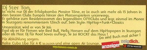 dj 5ter ton Backside