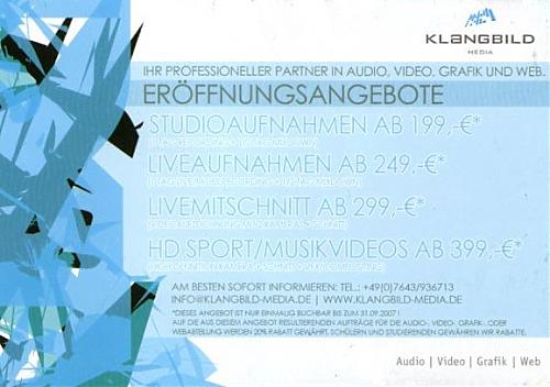 klangbild Backside