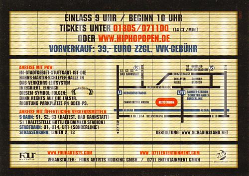 hiphopopen 2007 Backside