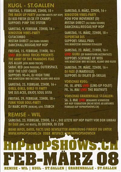 hiphopshows.ch Backside